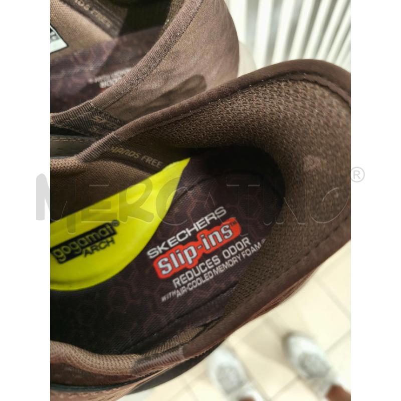 SCARPE UOMO SKECHERS MARRONE SCURO | Mercatino dell'Usato Campobasso 5