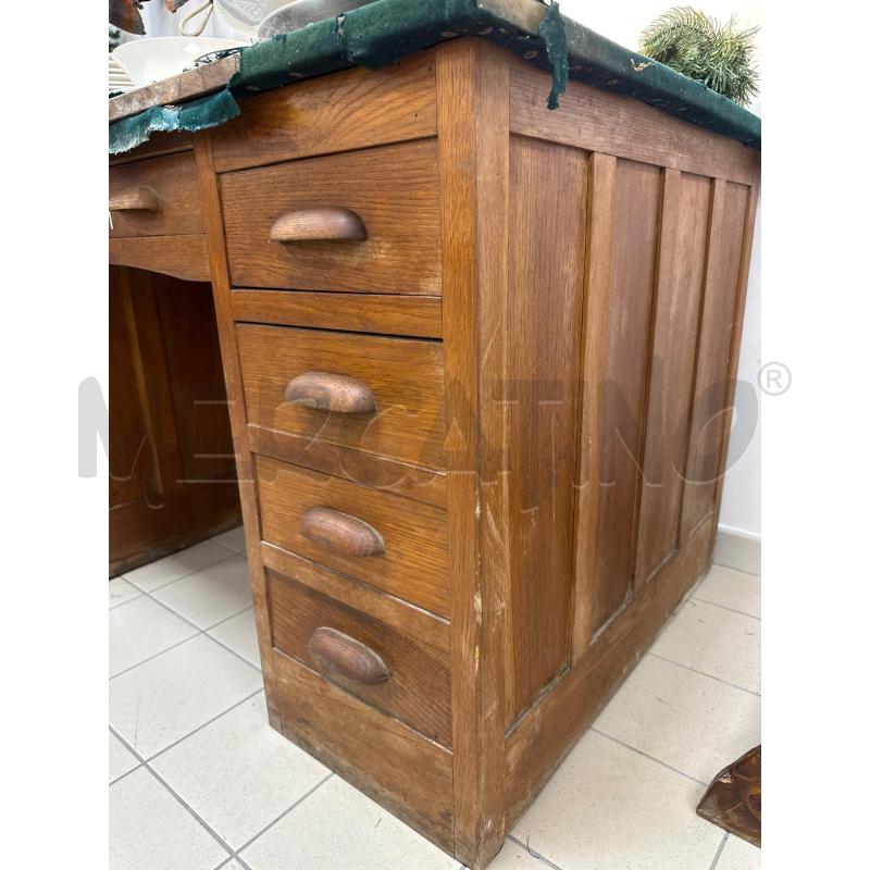 SCRIVANIA IN ROVERE ANNI '40  | Mercatino dell'Usato Campobasso 2