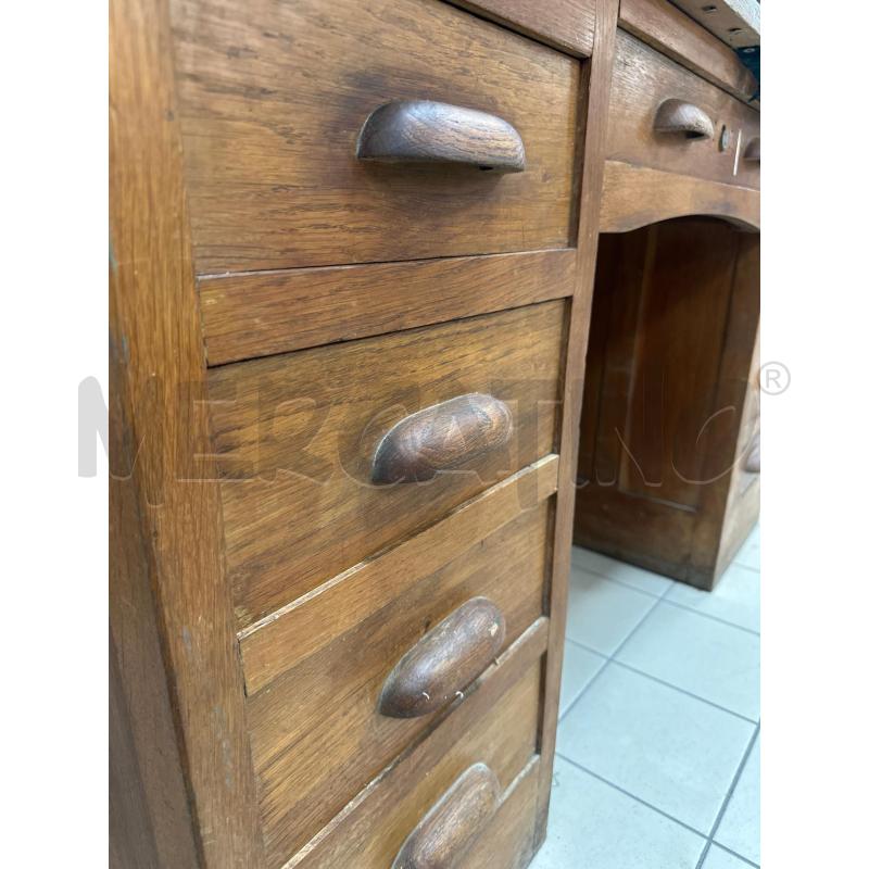 SCRIVANIA IN ROVERE ANNI '40  | Mercatino dell'Usato Campobasso 5