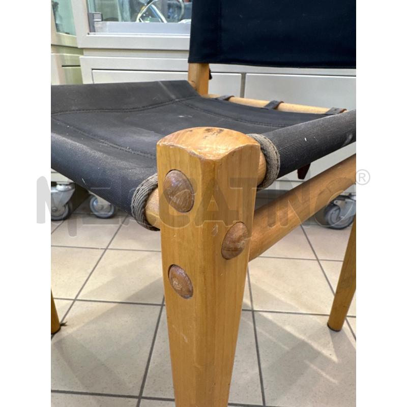 SEDIA ZANOTTA DESIGN LEGNO E TESSUTO | Mercatino dell'Usato Campobasso 2