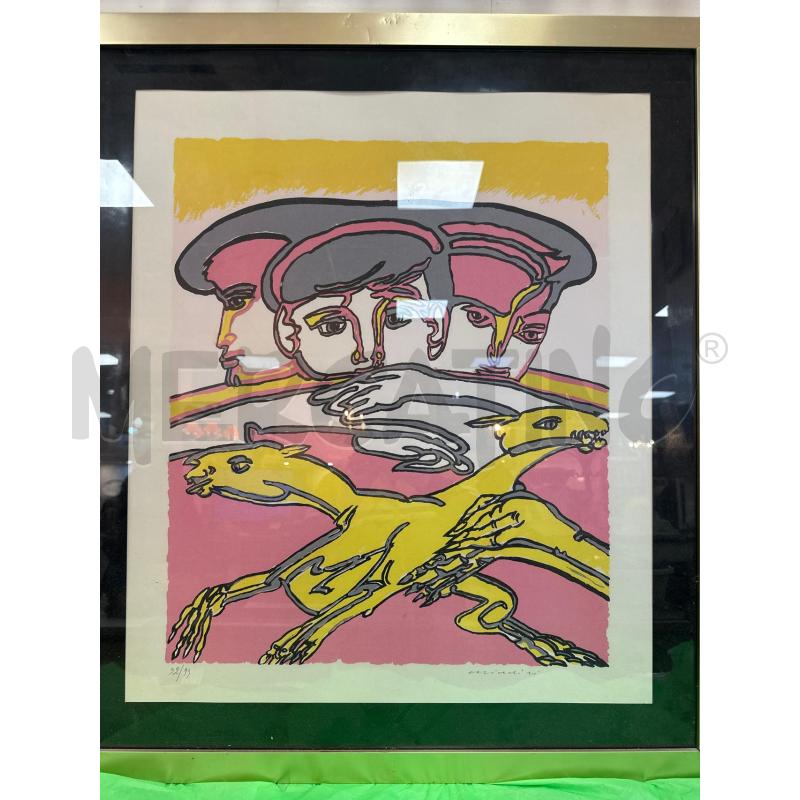 SERIGRAFIA RIP REMO BRINDISI 76X86 CM | Mercatino dell'Usato Campobasso 1
