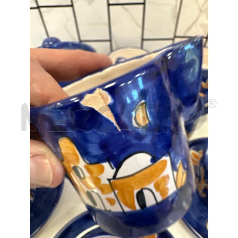 SERVIZI PZ. DA LATTE BLU COBALTO VIETRI | Mercatino dell'Usato Campobasso 3