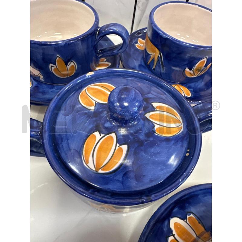 SERVIZI PZ. DA LATTE BLU COBALTO VIETRI | Mercatino dell'Usato Campobasso 5