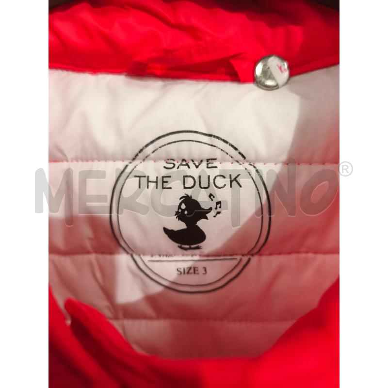 SMANICATO DONNA SAVE THE DUCK ROSSO FUOCO | Mercatino dell'Usato Campobasso 2