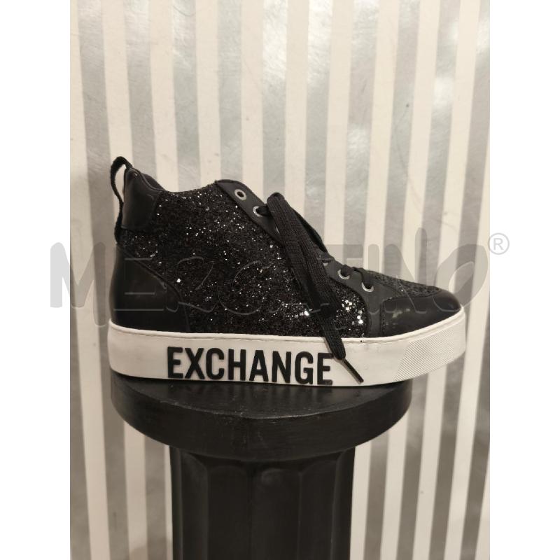 SNEAKERS DONNA ARMANI EXCHANGE NERE GLITTER | Mercatino dell'Usato Campobasso 2