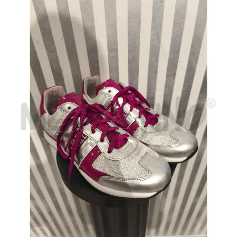 SNEAKERS DONNA BIKKEMBERGS GRIGIE E FUXIA | Mercatino dell'Usato Campobasso 1