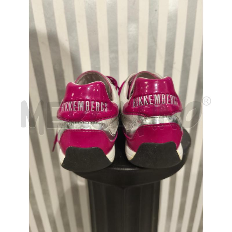 SNEAKERS DONNA BIKKEMBERGS GRIGIE E FUXIA | Mercatino dell'Usato Campobasso 3