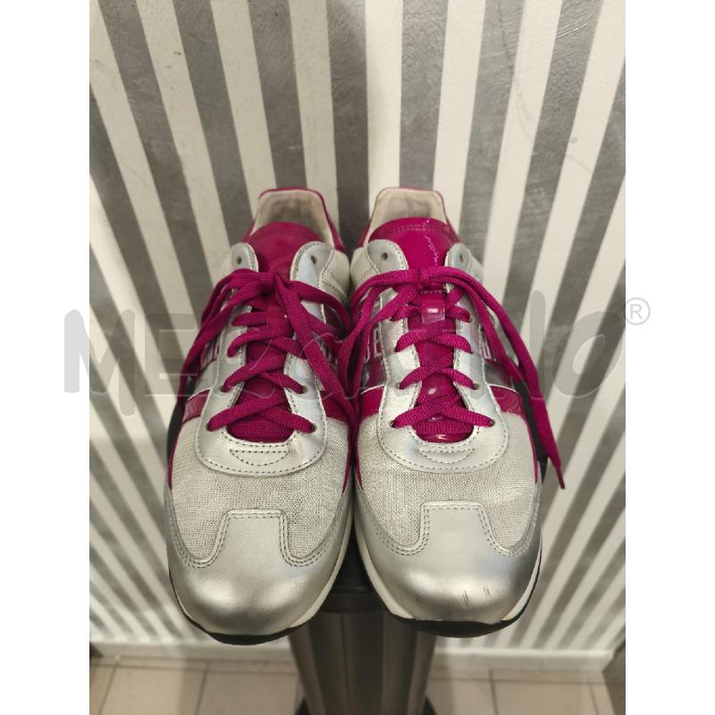 SNEAKERS DONNA BIKKEMBERGS GRIGIE E FUXIA | Mercatino dell'Usato Campobasso 4