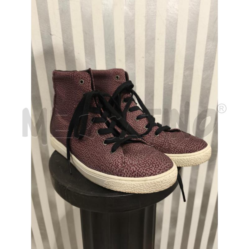 SNEAKERS DONNA BORBONESE BEIGE BORDEAUX | Mercatino dell'Usato Campobasso 1