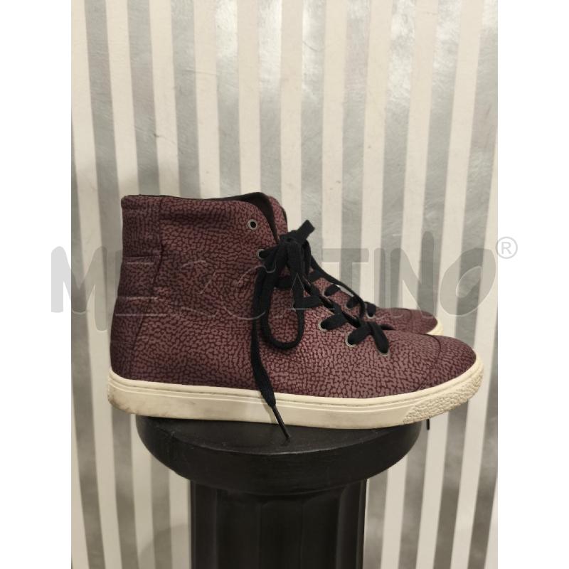 SNEAKERS DONNA BORBONESE BEIGE BORDEAUX | Mercatino dell'Usato Campobasso 2