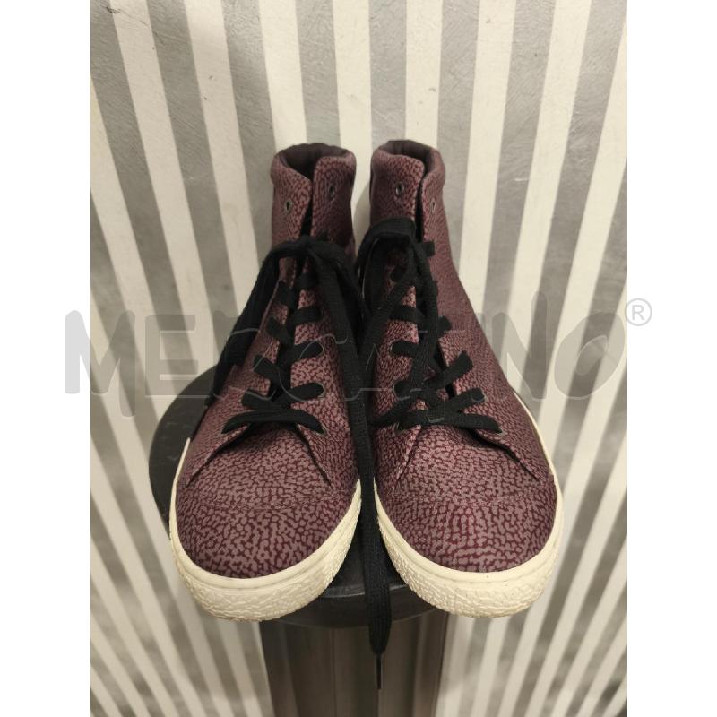SNEAKERS DONNA BORBONESE BEIGE BORDEAUX | Mercatino dell'Usato Campobasso 4