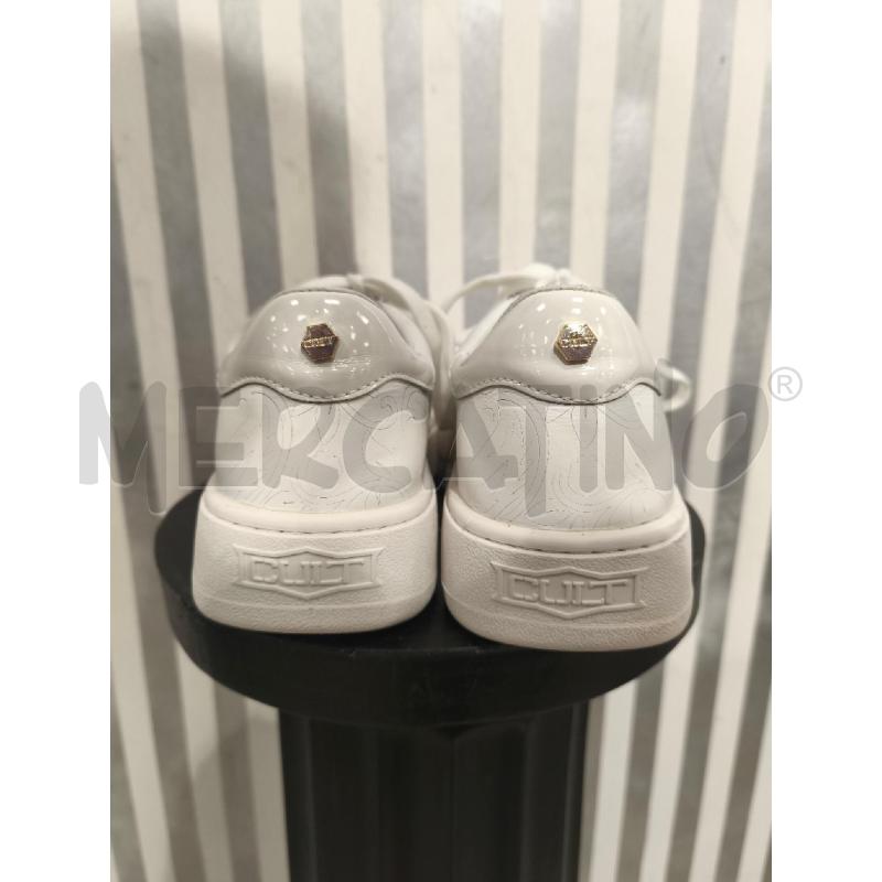 SNEAKERS DONNA CULT BIANCHE CON DECORI BIANCHI | Mercatino dell'Usato Campobasso 3