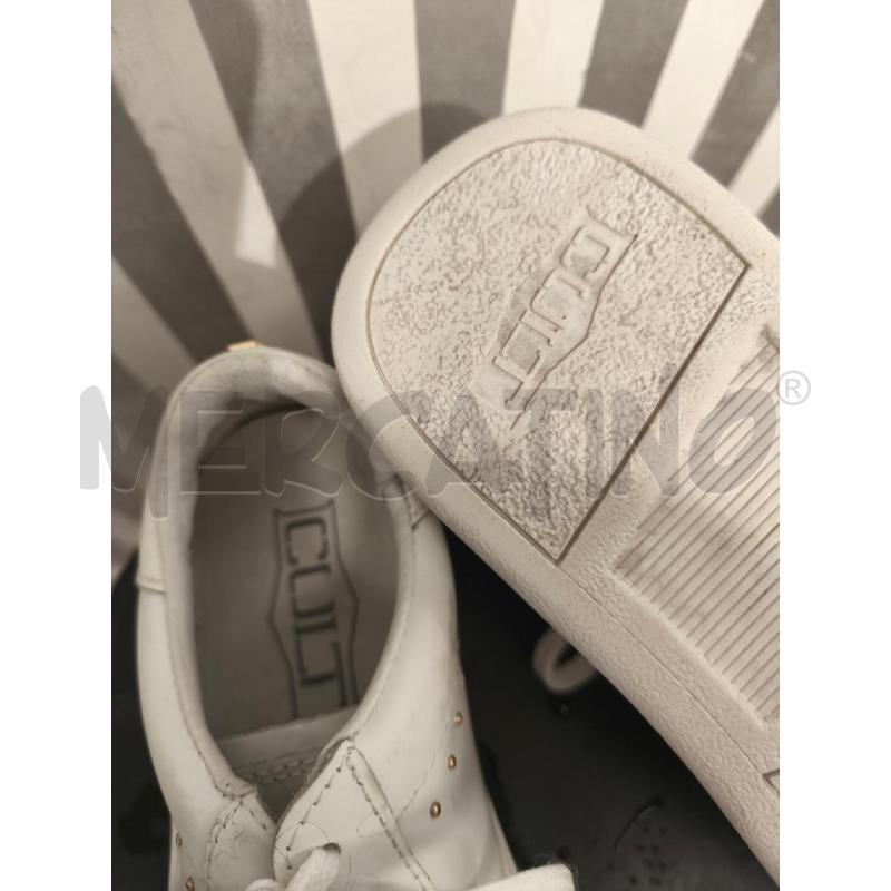 SNEAKERS DONNA CULT BIANCHE CON DECORI BIANCHI | Mercatino dell'Usato Campobasso 5