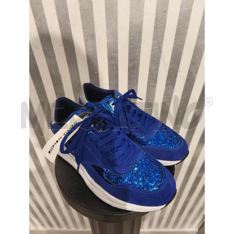 SNEAKERS DONNA FRANKIE MORELLO BLU ELETTRICO BIANCHE | Mercatino dell'Usato Campobasso 1