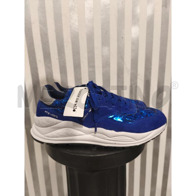 SNEAKERS DONNA FRANKIE MORELLO BLU ELETTRICO BIANCHE | Mercatino dell'Usato Campobasso 2