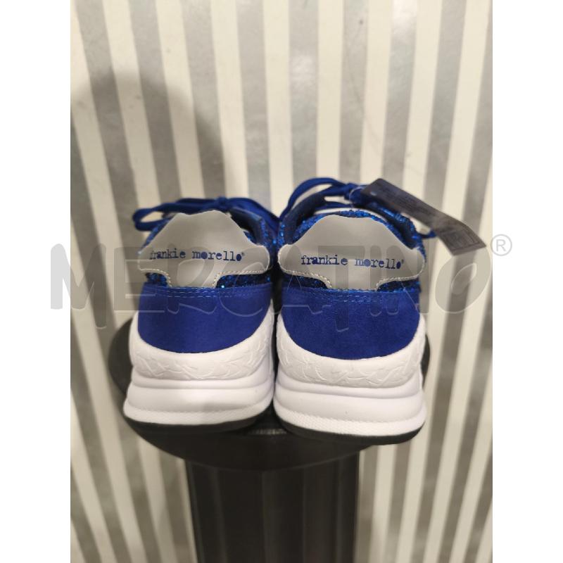 SNEAKERS DONNA FRANKIE MORELLO BLU ELETTRICO BIANCHE | Mercatino dell'Usato Campobasso 3