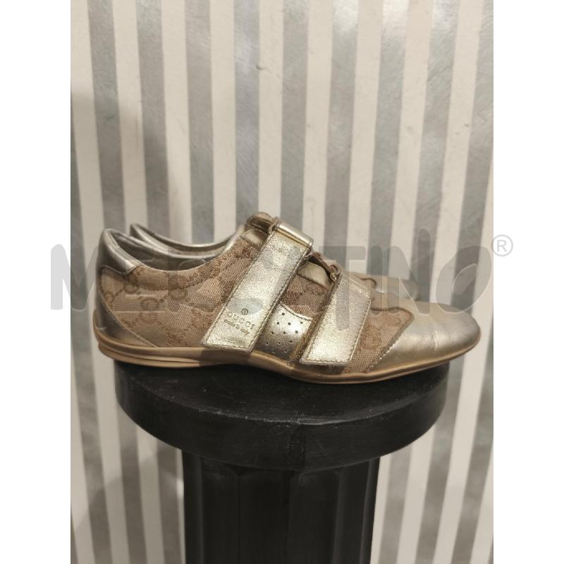 SNEAKERS DONNA GUCCI BEIGE MONOGRAM | Mercatino dell'Usato Campobasso 2