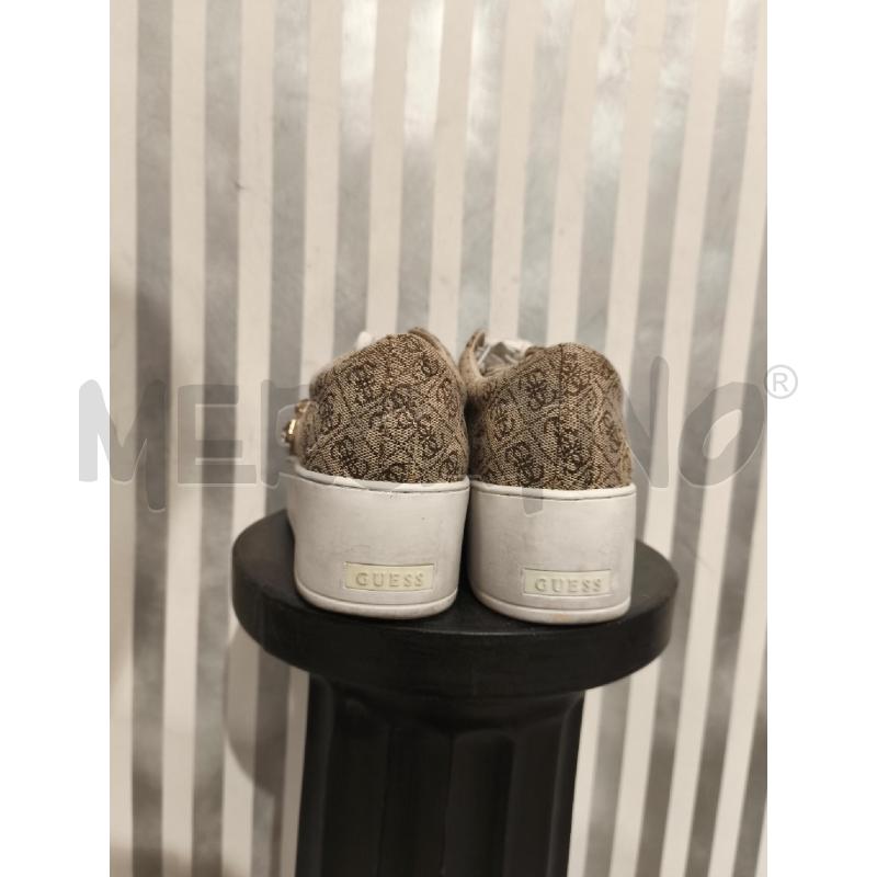 SNEAKERS DONNA GUESS BEIGE MONOGRAM STRASS | Mercatino dell'Usato Campobasso 3