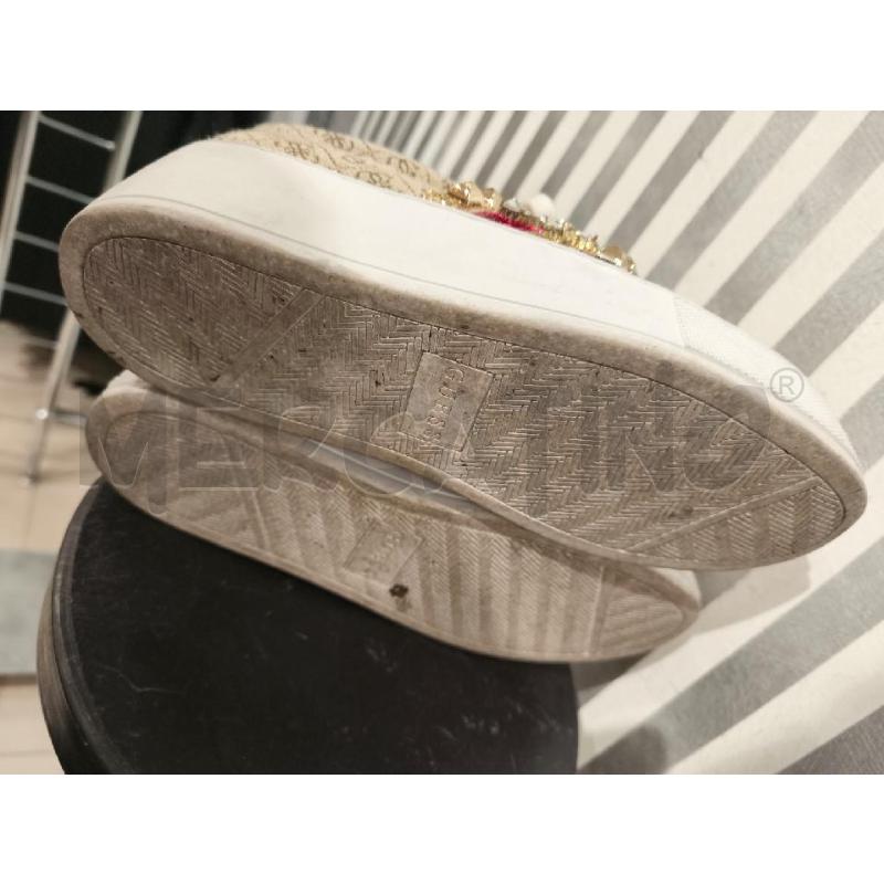 SNEAKERS DONNA GUESS BEIGE MONOGRAM STRASS | Mercatino dell'Usato Campobasso 4
