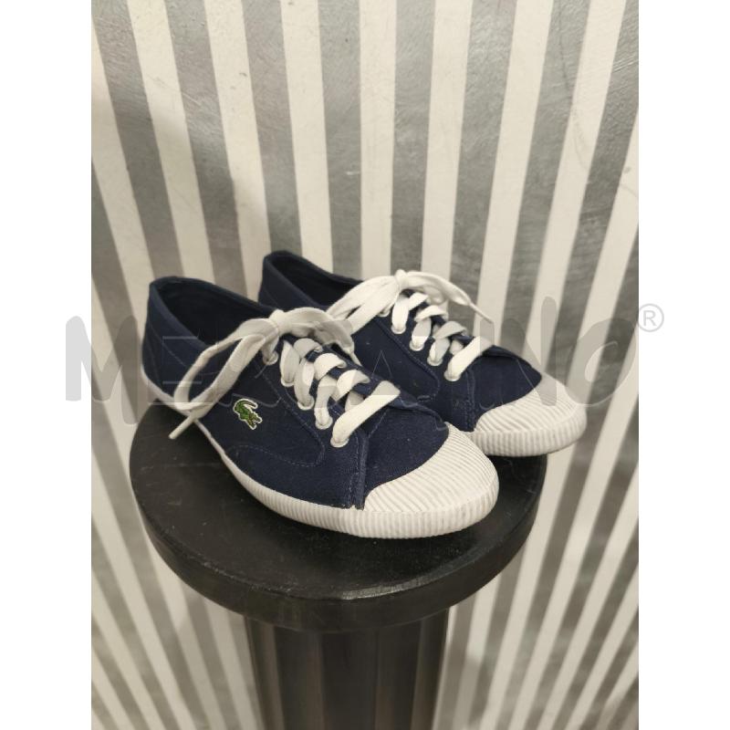 SNEAKERS DONNA LACOSTE BLU TELA | Mercatino dell'Usato Campobasso 1