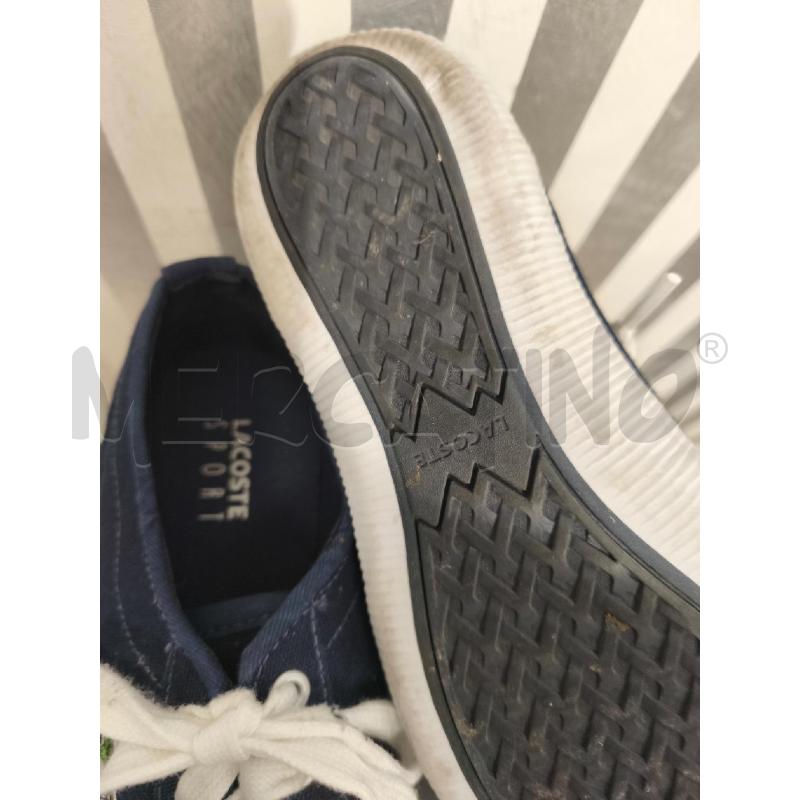 SNEAKERS DONNA LACOSTE BLU TELA | Mercatino dell'Usato Campobasso 5