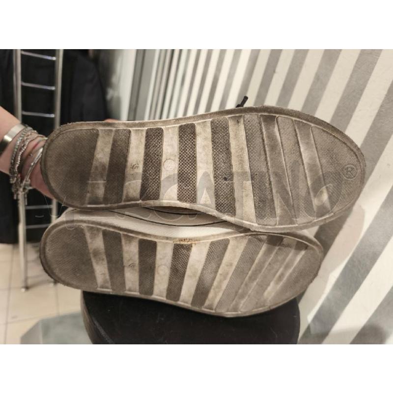 SNEAKERS DONNA LE FILLE DES FLEURS DORATE SUOLA ALTA | Mercatino dell'Usato Campobasso 4