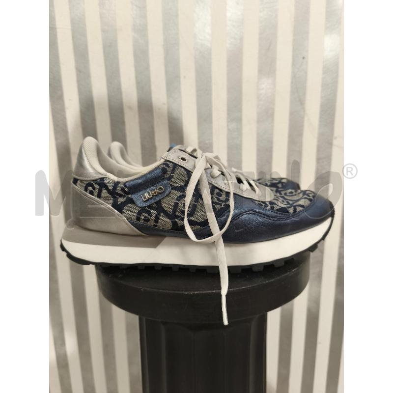 SNEAKERS DONNA LIU JO BLU METALLIZZATO MONOGRAM | Mercatino dell'Usato Campobasso 2