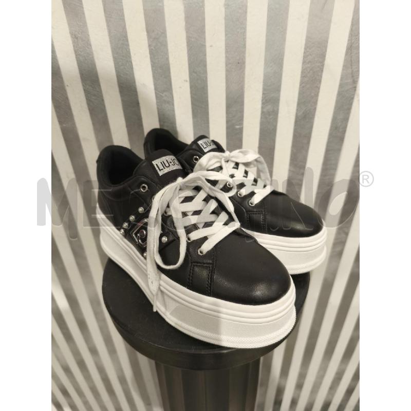SNEAKERS DONNA LIU JO NERE SUOLA ALTA BIANCA | Mercatino dell'Usato Campobasso 1
