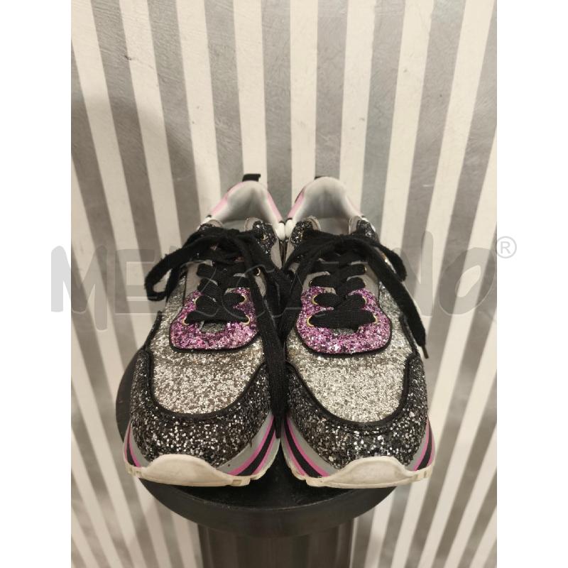SNEAKERS DONNA LIU JO STRASS FUXIA CELESTI DORATI GRIGI | Mercatino dell'Usato Campobasso 4