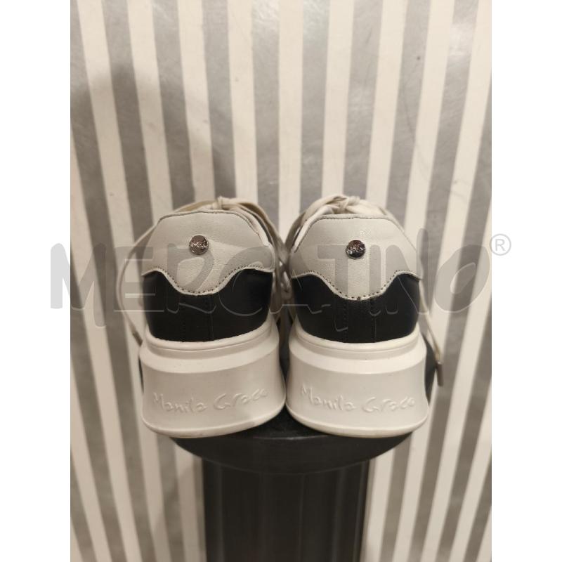 SNEAKERS DONNA MANILA GRACE NERE SUOLA BIANCA | Mercatino dell'Usato Campobasso 3