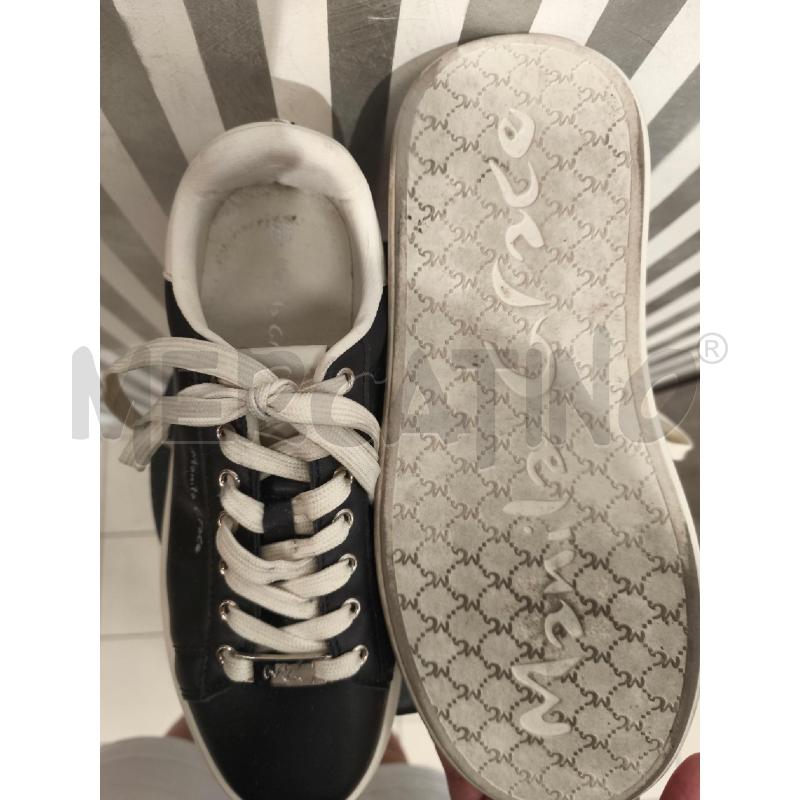 SNEAKERS DONNA MANILA GRACE NERE SUOLA BIANCA | Mercatino dell'Usato Campobasso 5