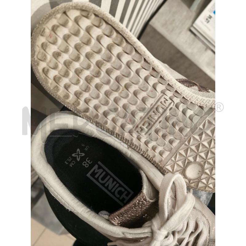 SNEAKERS DONNA MUNICH PANNA METALLIZZATE X DORATA | Mercatino dell'Usato Campobasso 5
