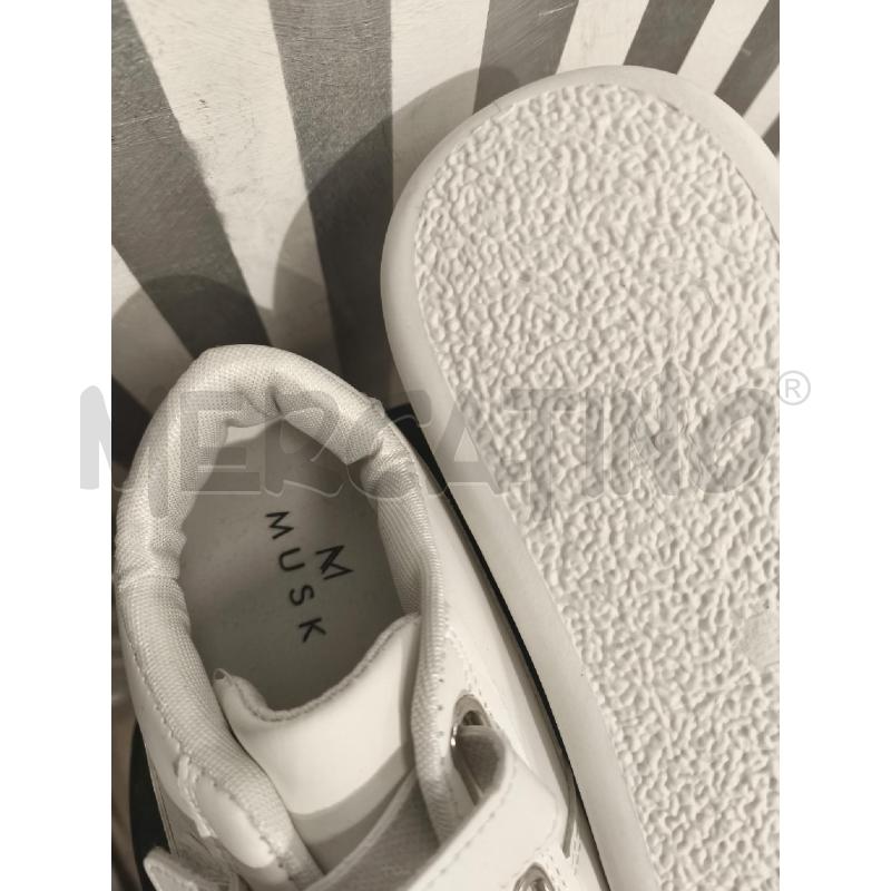 SNEAKERS DONNA MUSK BIANCHE A STRAPPO | Mercatino dell'Usato Campobasso 5