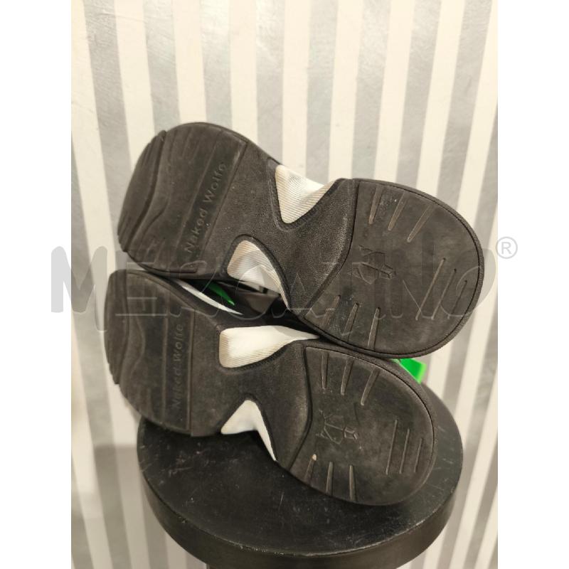 SNEAKERS DONNA NAKED WOLFE NERE E VERDI | Mercatino dell'Usato Campobasso 5