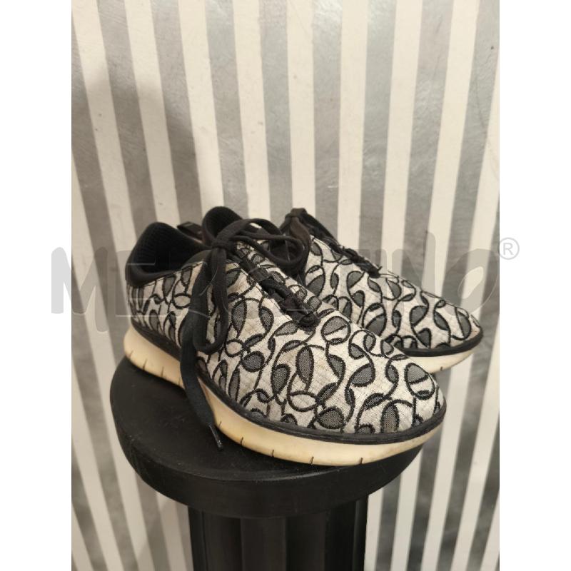 SNEAKERS DONNA PINKO TESSUTO PANNA DECORI NERI | Mercatino dell'Usato Campobasso 1