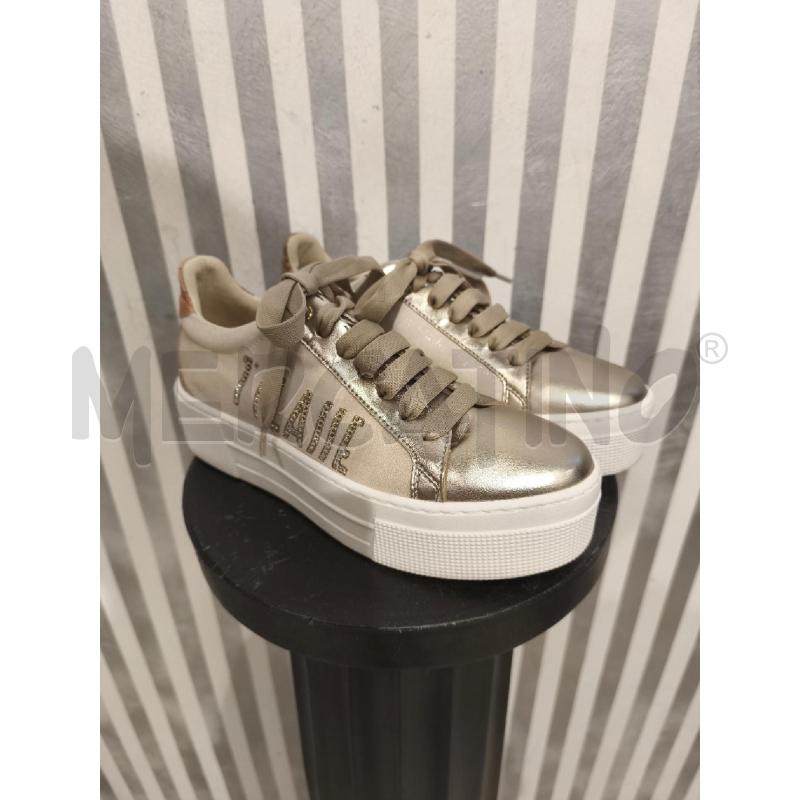 SNEAKERS DONNA PRIMA CLASSE DORATE | Mercatino dell'Usato Campobasso 1