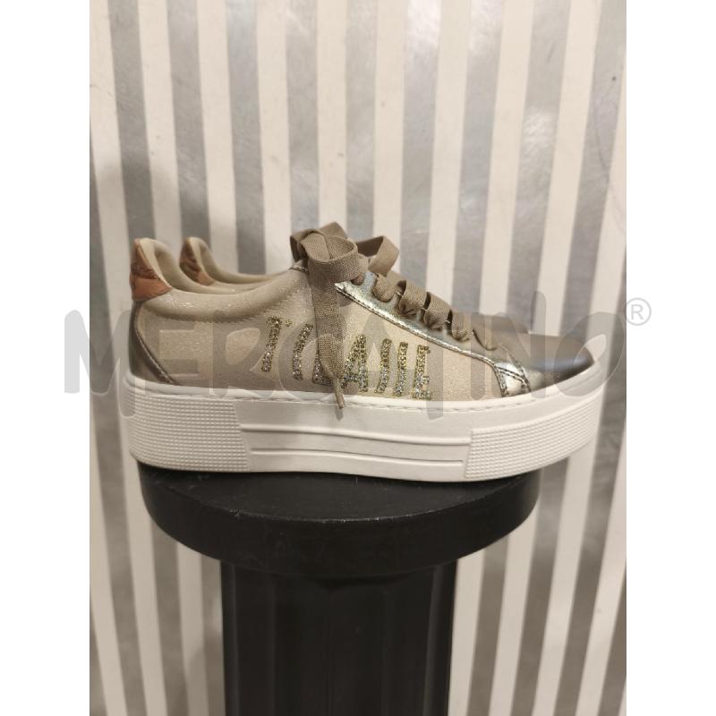 SNEAKERS DONNA PRIMA CLASSE DORATE | Mercatino dell'Usato Campobasso 2