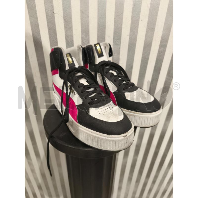 SNEAKERS DONNA PUMA ALTE BIANCHE NERE FUXIA | Mercatino dell'Usato Campobasso 1