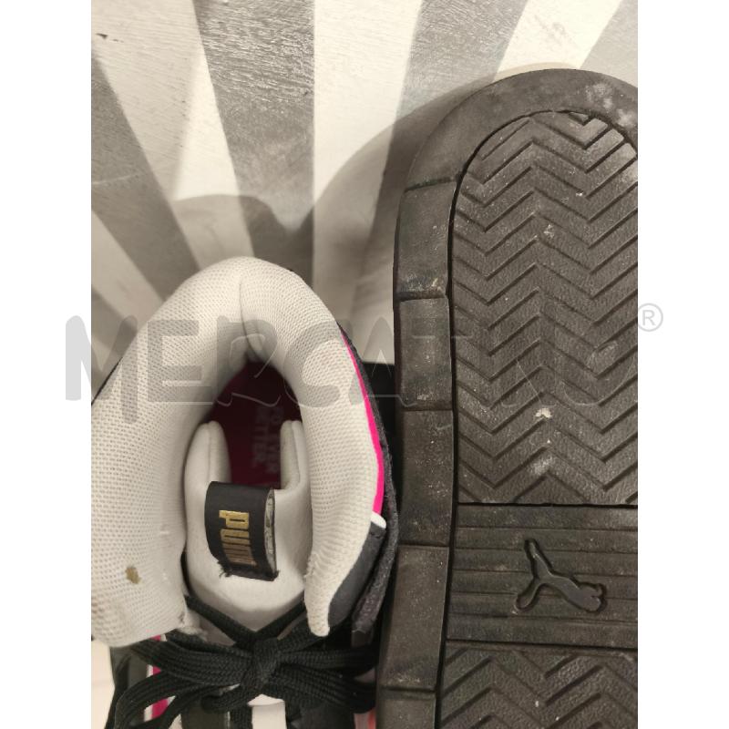 SNEAKERS DONNA PUMA ALTE BIANCHE NERE FUXIA | Mercatino dell'Usato Campobasso 5