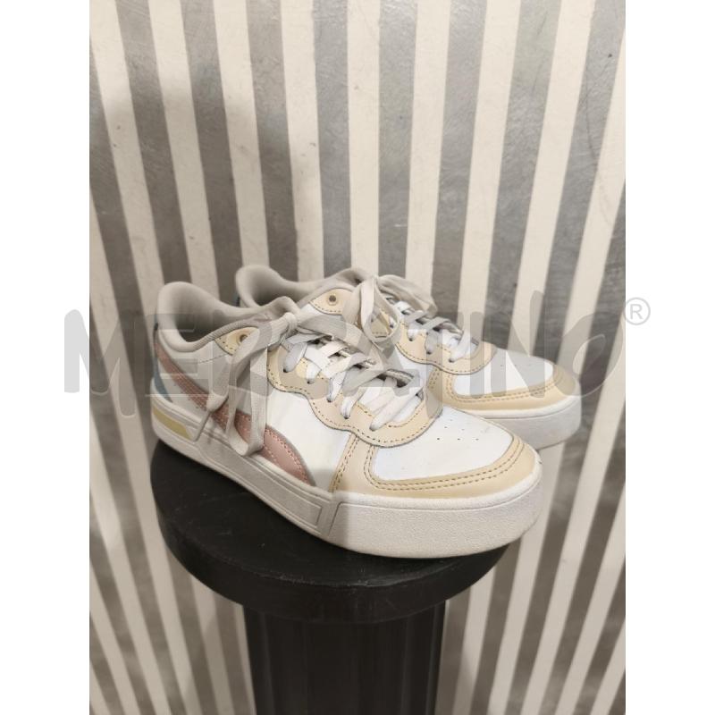 SNEAKERS DONNA PUMA BIANCHE E TONI PASTELLO | Mercatino dell'Usato Campobasso 1