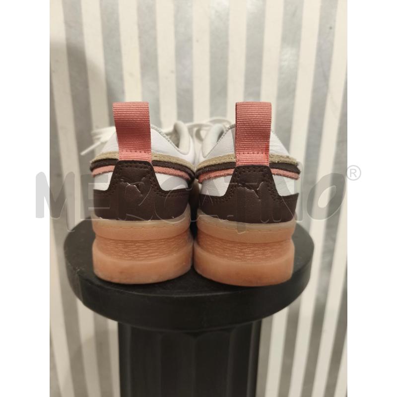 SNEAKERS DONNA PUMA BIANCHE LOGO E SUOLA MARRONIROSA | Mercatino dell'Usato Campobasso 4