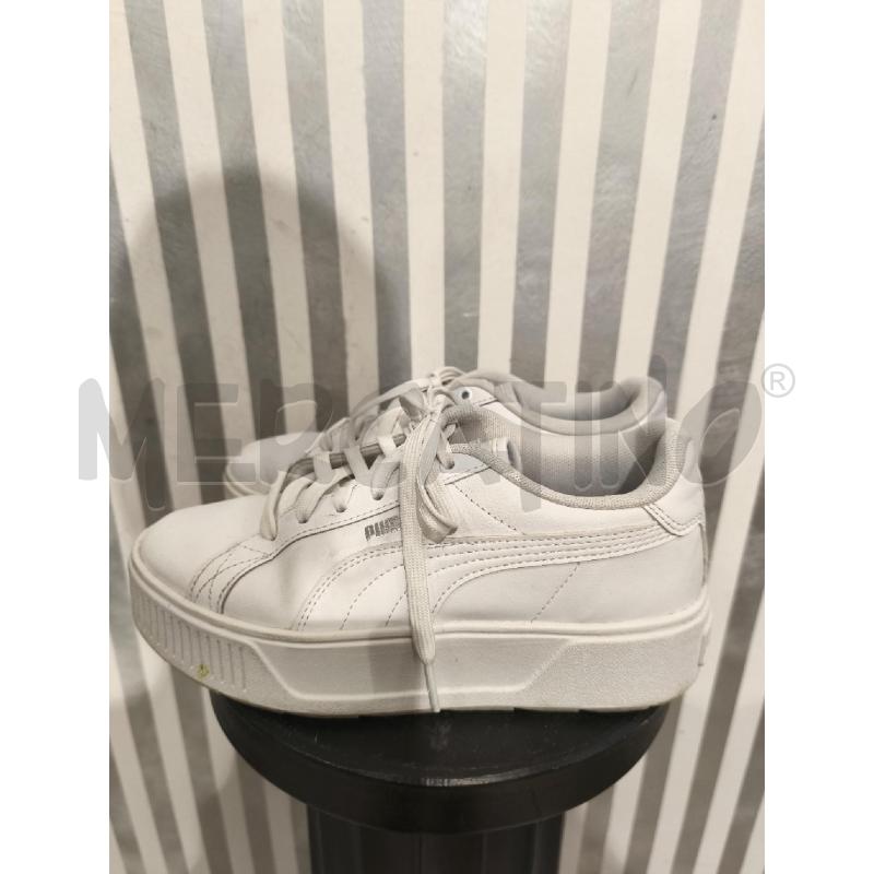 SNEAKERS DONNA PUMA BIANCHE SCRITTA SILVER | Mercatino dell'Usato Campobasso 3