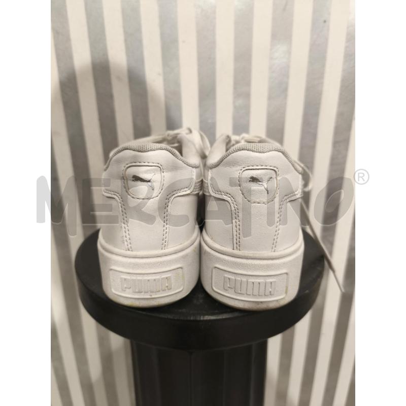 SNEAKERS DONNA PUMA BIANCHE SCRITTA SILVER | Mercatino dell'Usato Campobasso 4