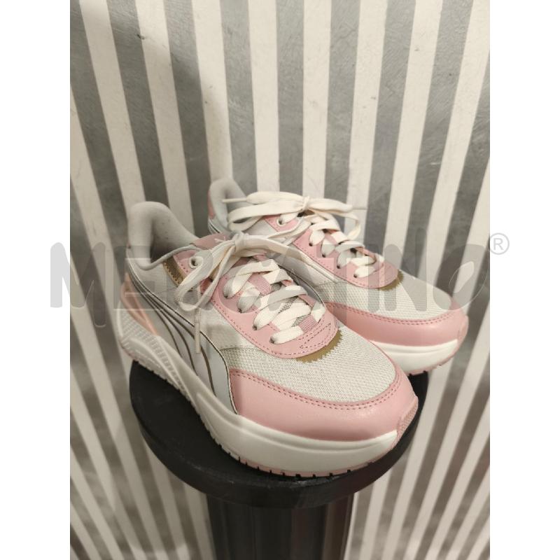 SNEAKERS DONNA PUMA DISRUPT BIANCHE DORATE E ROSA | Mercatino dell'Usato Campobasso 1