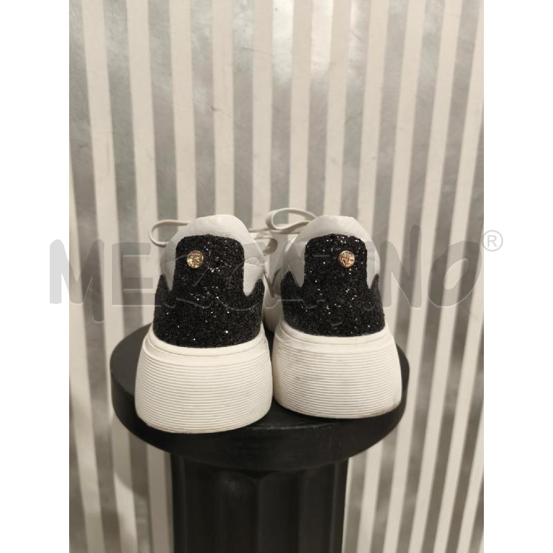 SNEAKERS DONNA ROMEO GIGLI MILANO NERE E BIANCHE | Mercatino dell'Usato Campobasso 3