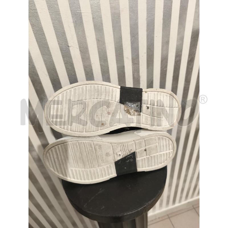 SNEAKERS DONNA ROMEO GIGLI MILANO NERE E BIANCHE | Mercatino dell'Usato Campobasso 4