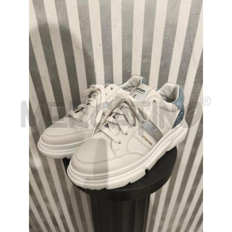 SNEAKERS DONNA STOKTON BIANCHE CELESTI | Mercatino dell'Usato Campobasso 1