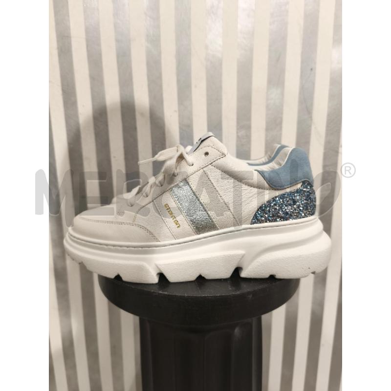 SNEAKERS DONNA STOKTON BIANCHE CELESTI | Mercatino dell'Usato Campobasso 2