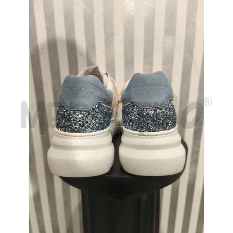 SNEAKERS DONNA STOKTON BIANCHE CELESTI | Mercatino dell'Usato Campobasso 3