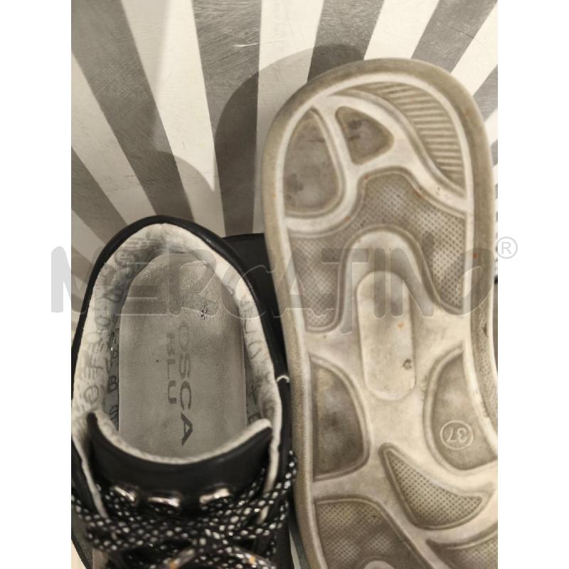 SNEAKERS DONNA TOSCA BLU NERE LACCI BIANCHINERI | Mercatino dell'Usato Campobasso 5